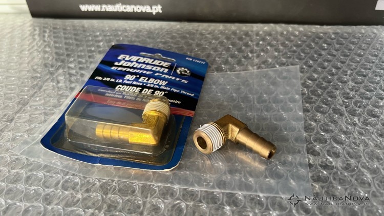 174177 OMC 90 DEGREE FUEL LINE ELBOW