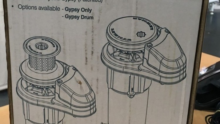 Guincho N&aacute;utico El&eacute;trico 12v para Ancora VX1L GO 800 Lewmar Vertical